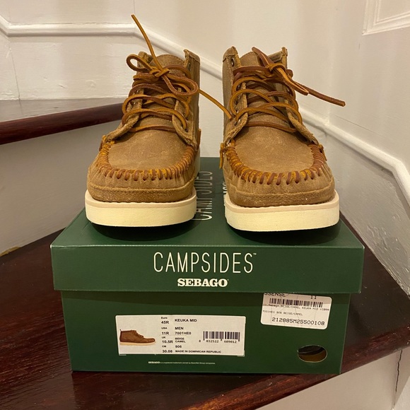 NWT Sebago Tan Keuka Boots - Picture 4 of 4